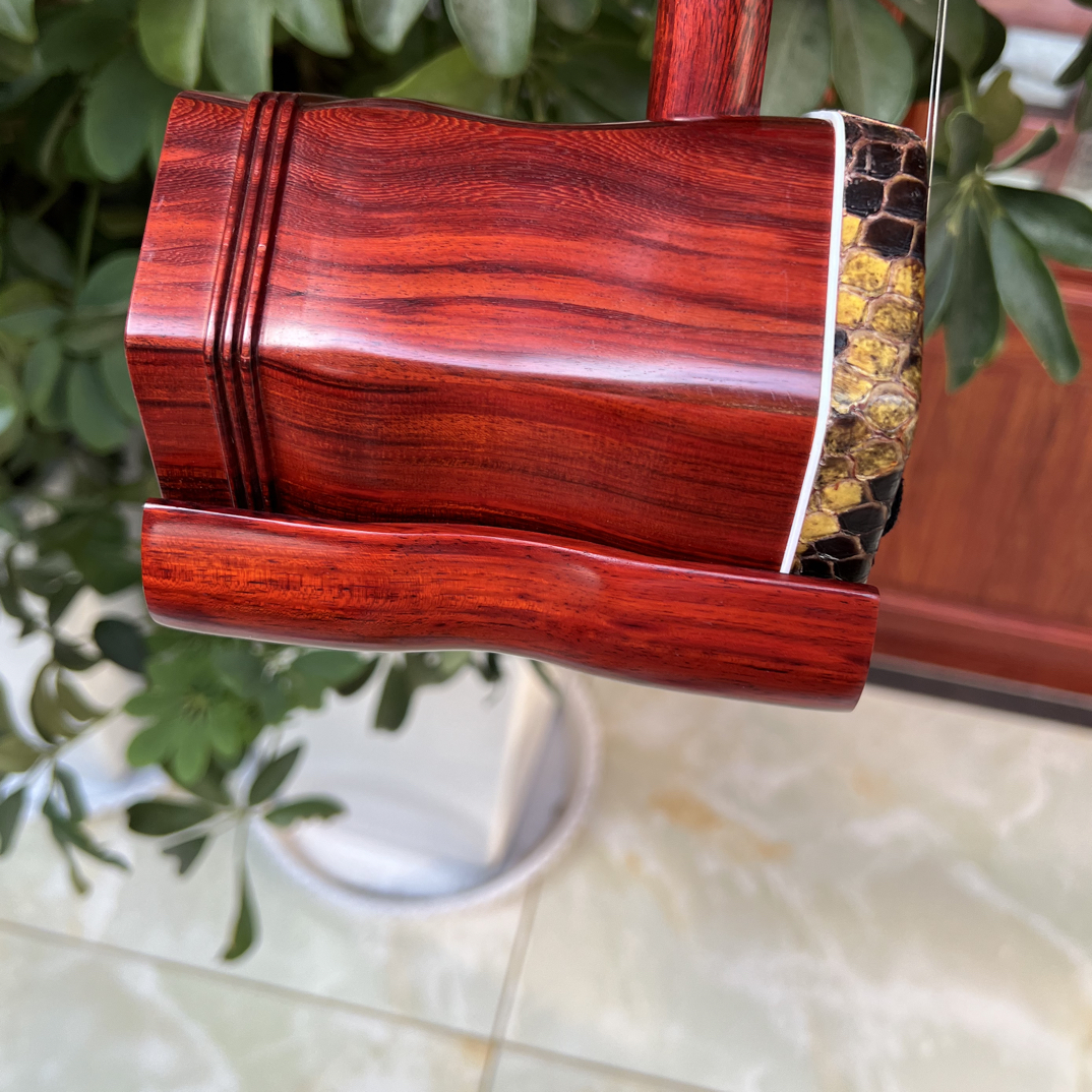 老料火焰文小叶紫檀二胡