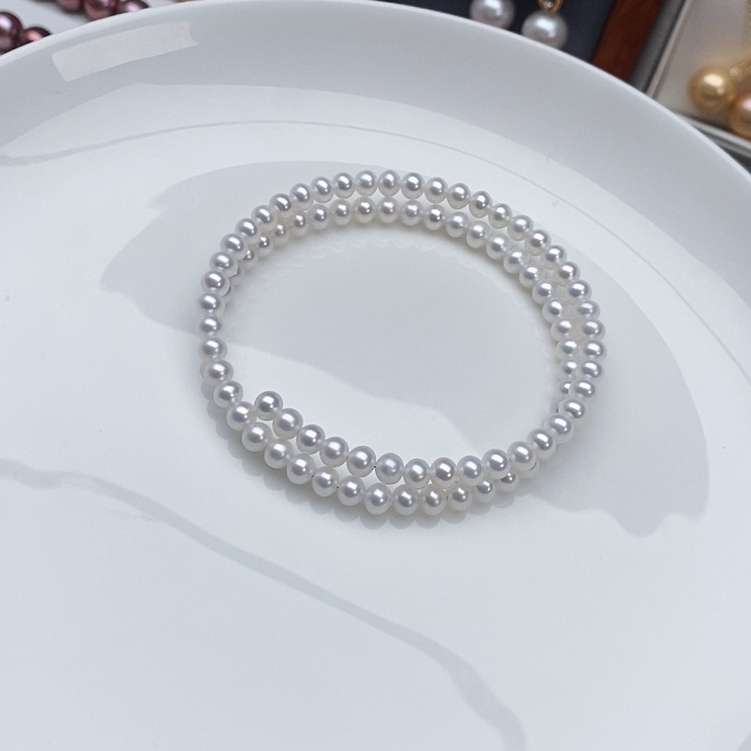 颈饰银S925镶嵌淡水珍珠