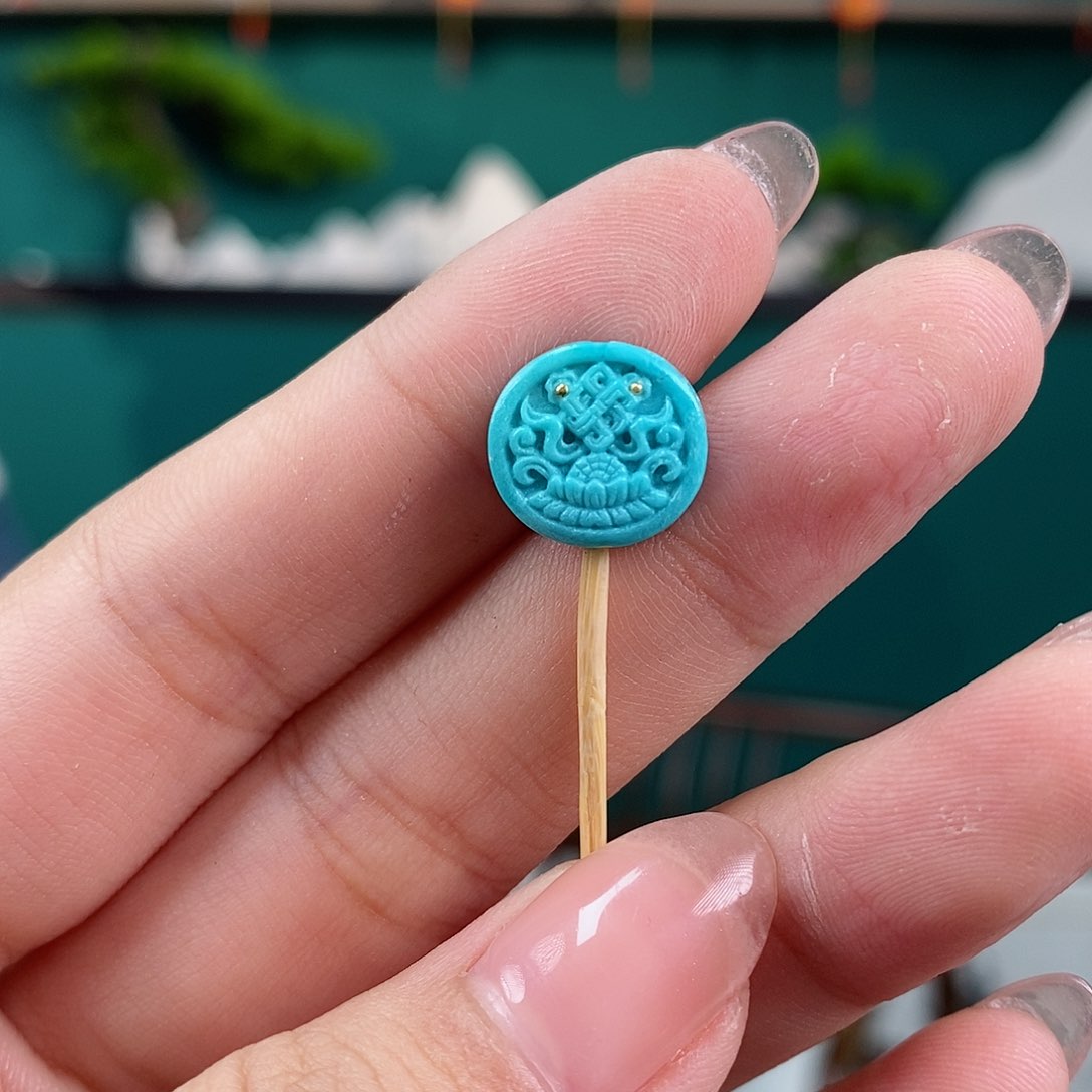 绿松石珠宝奇石未镶嵌