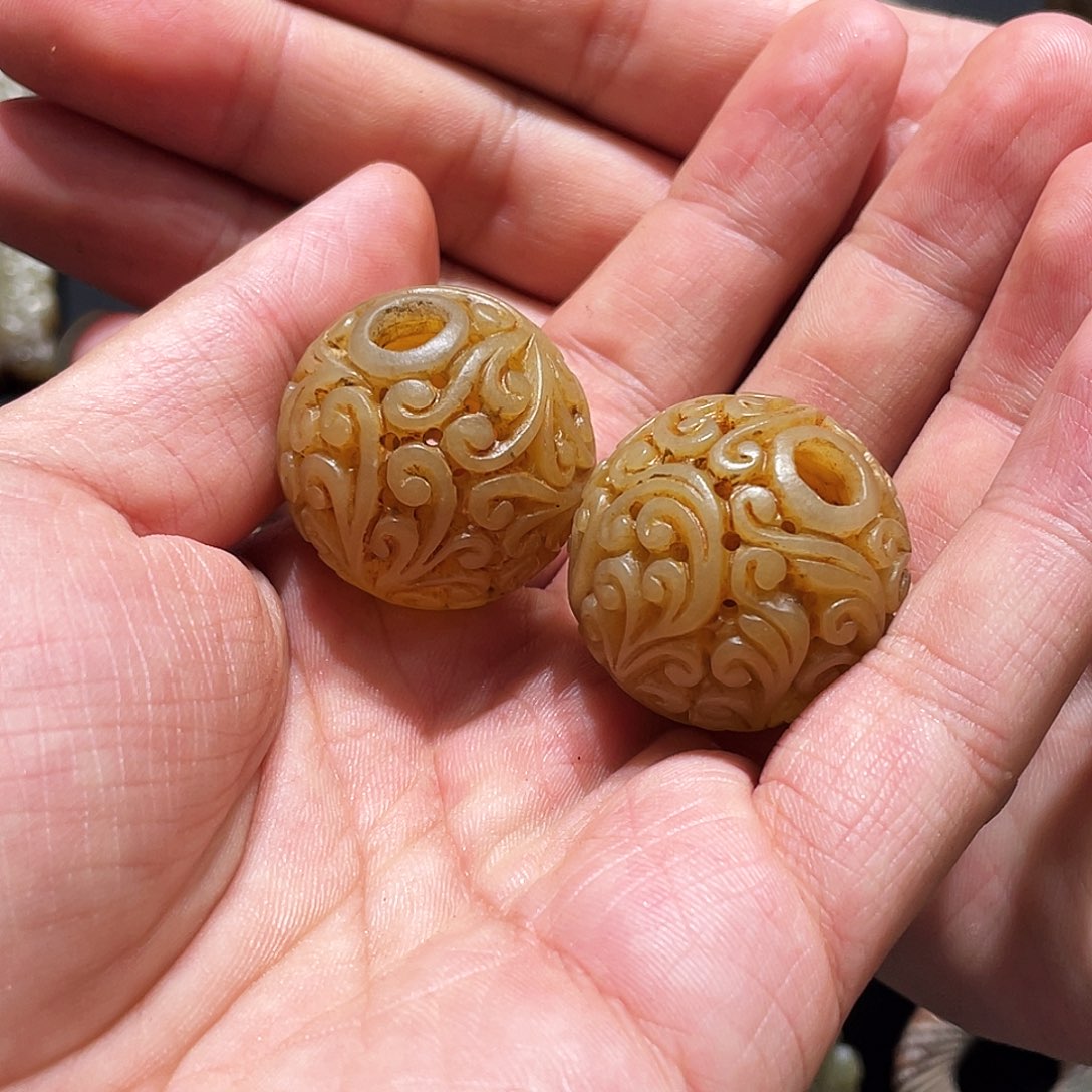 已***置未镶嵌和田玉（糖玉）挂件