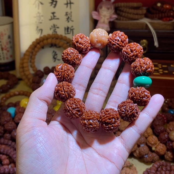 吊坠金刚菩提196玉化貔貅绿扣