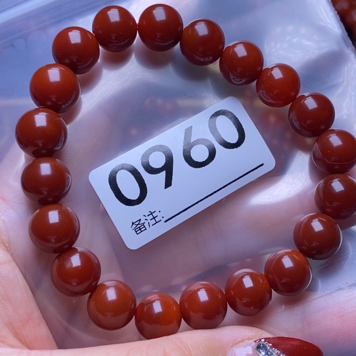 南红玛瑙手链合金K**n