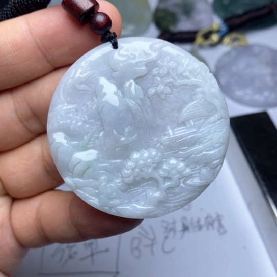 颈饰未镶嵌翡翠翡翠