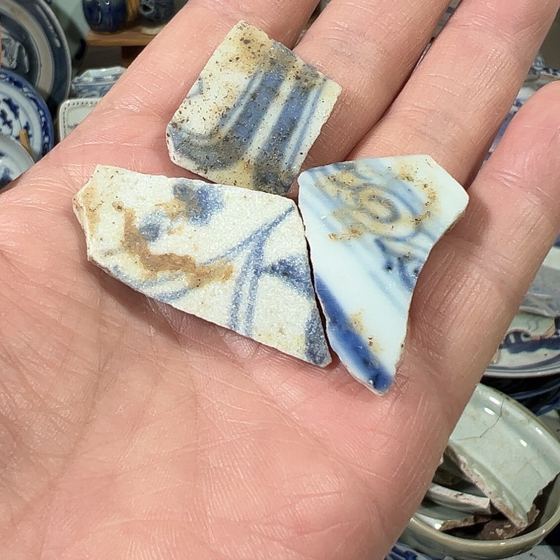 陶摆件瓷片标本，全场包邮