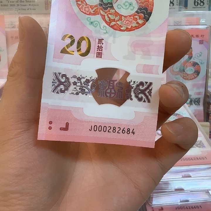 塑料小蛇钞号码000282684