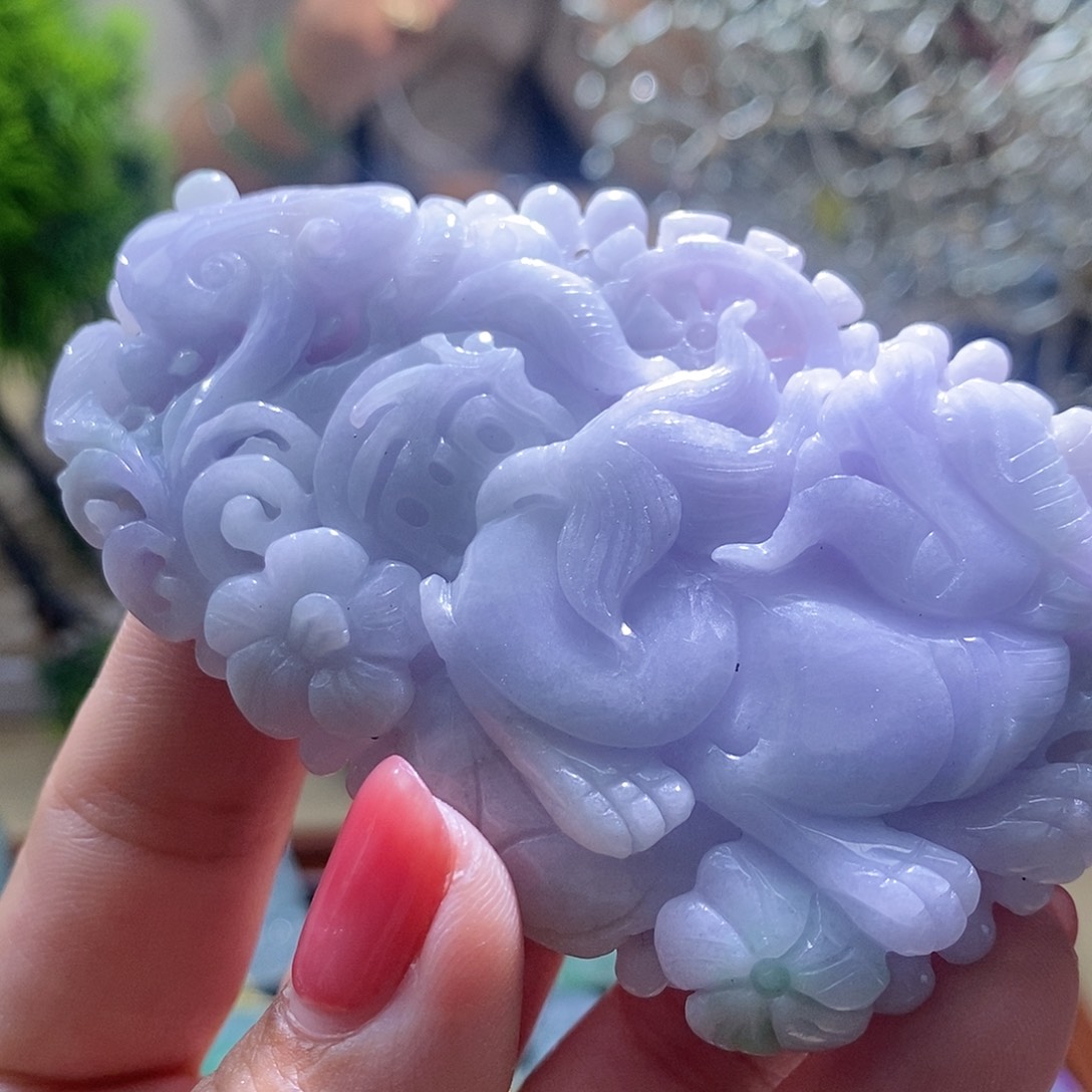 【闪购商品】翡翠未镶嵌颈饰貔貅