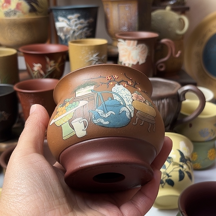紫砂茶杯紫砂杯主人杯