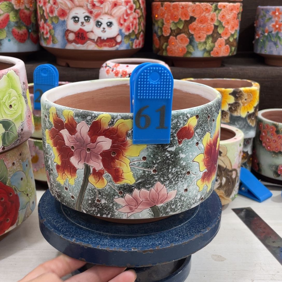 红陶多肉花盆特价微瑕