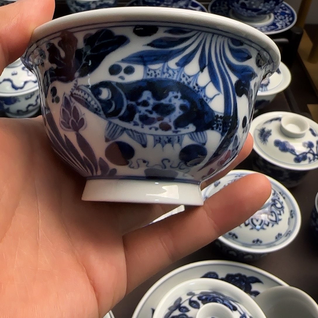 全手绘景德镇陶瓷茶具