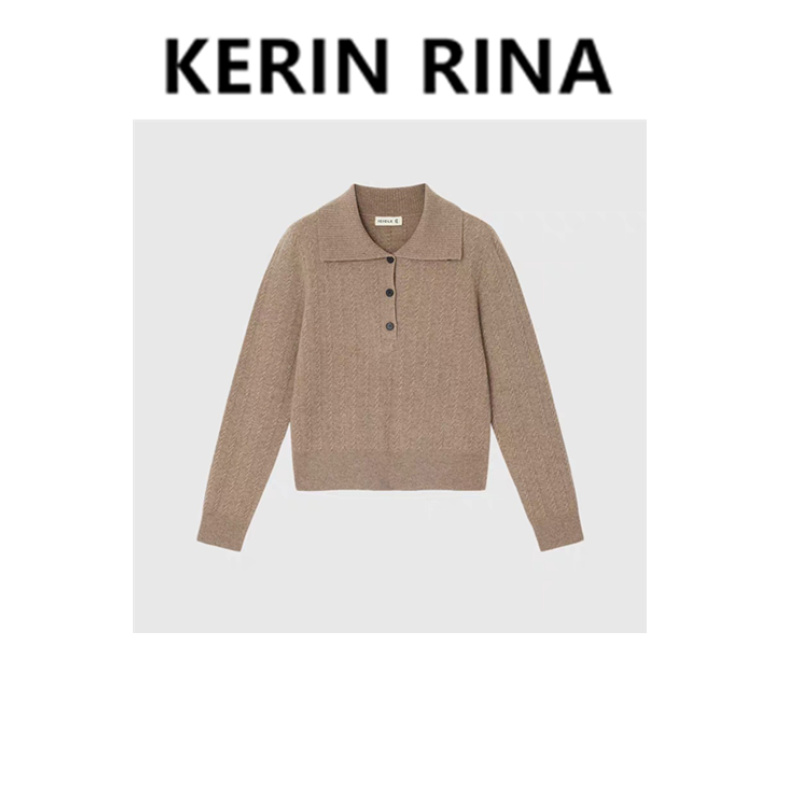 Kerin{暖柔衫}--秋冬新款原色系套头针织衫好物精品