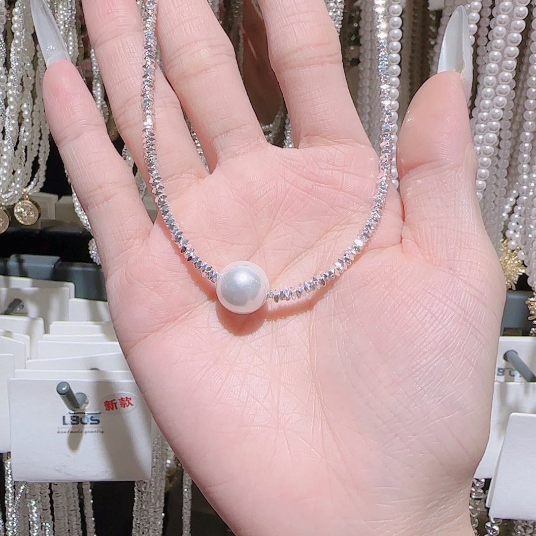 锆石铜合金925银项链