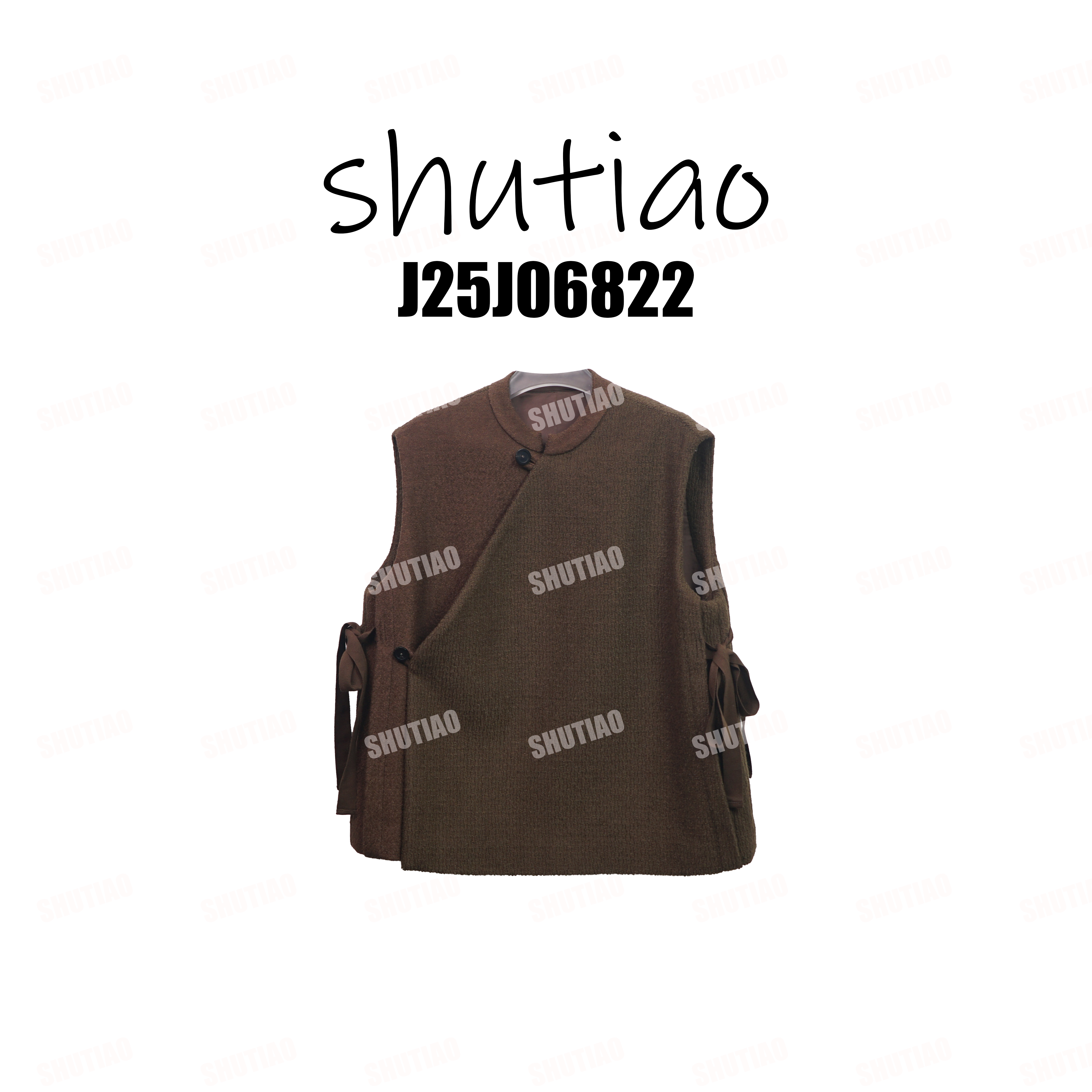 【SHUTIAO】2025冬季：新款小众设计款马甲J25J06822