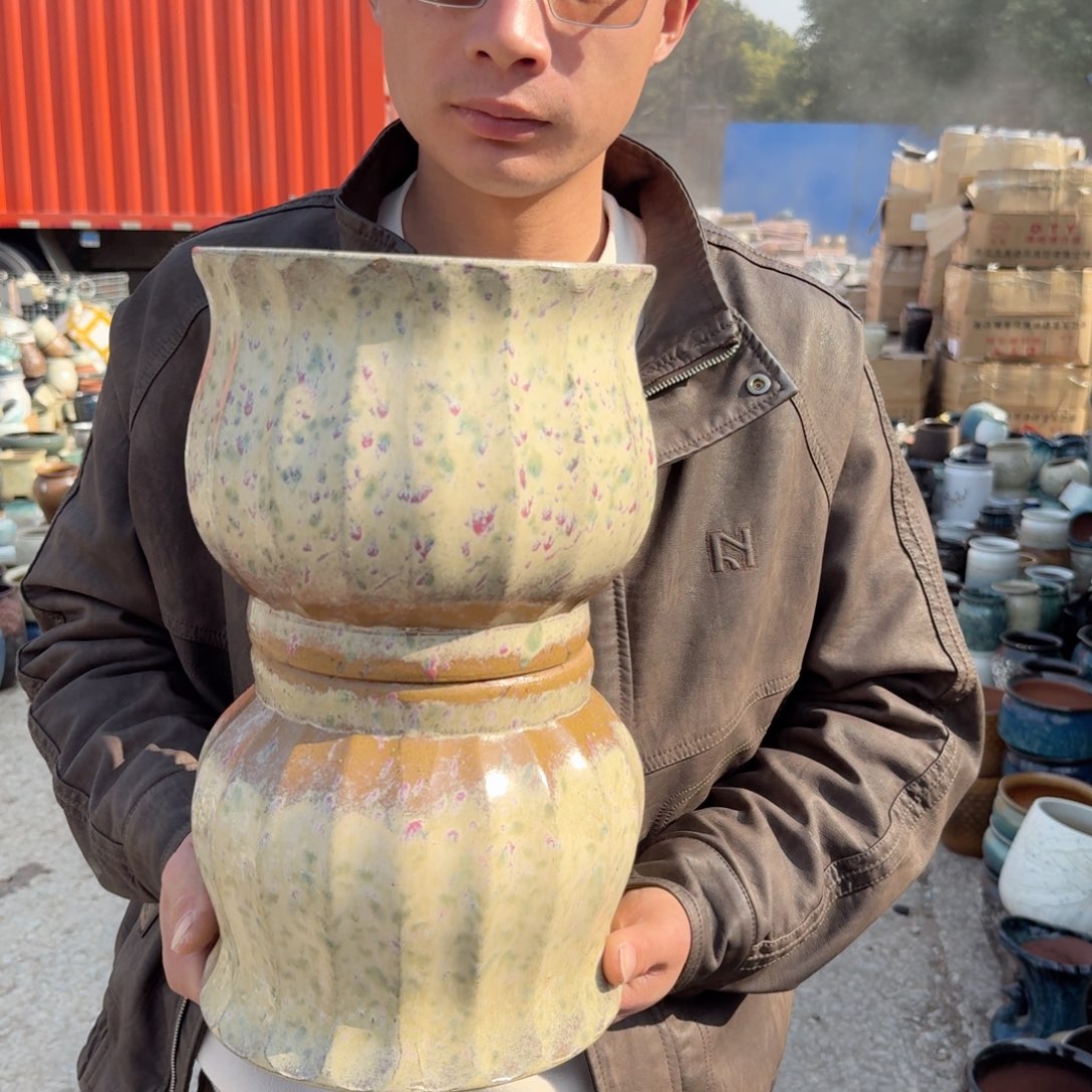 紫砂花盆瑕疵82两个两个