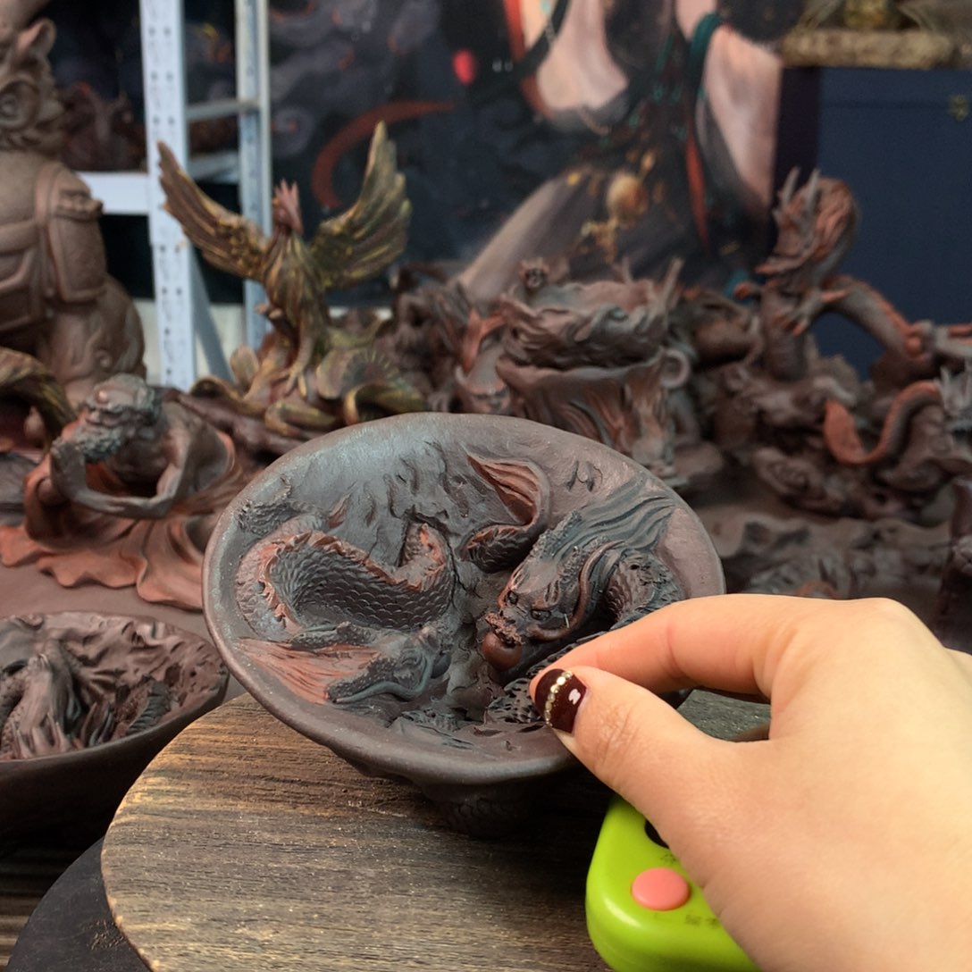 【闪购商品】紫砂全手工制作工艺制作工艺你***，