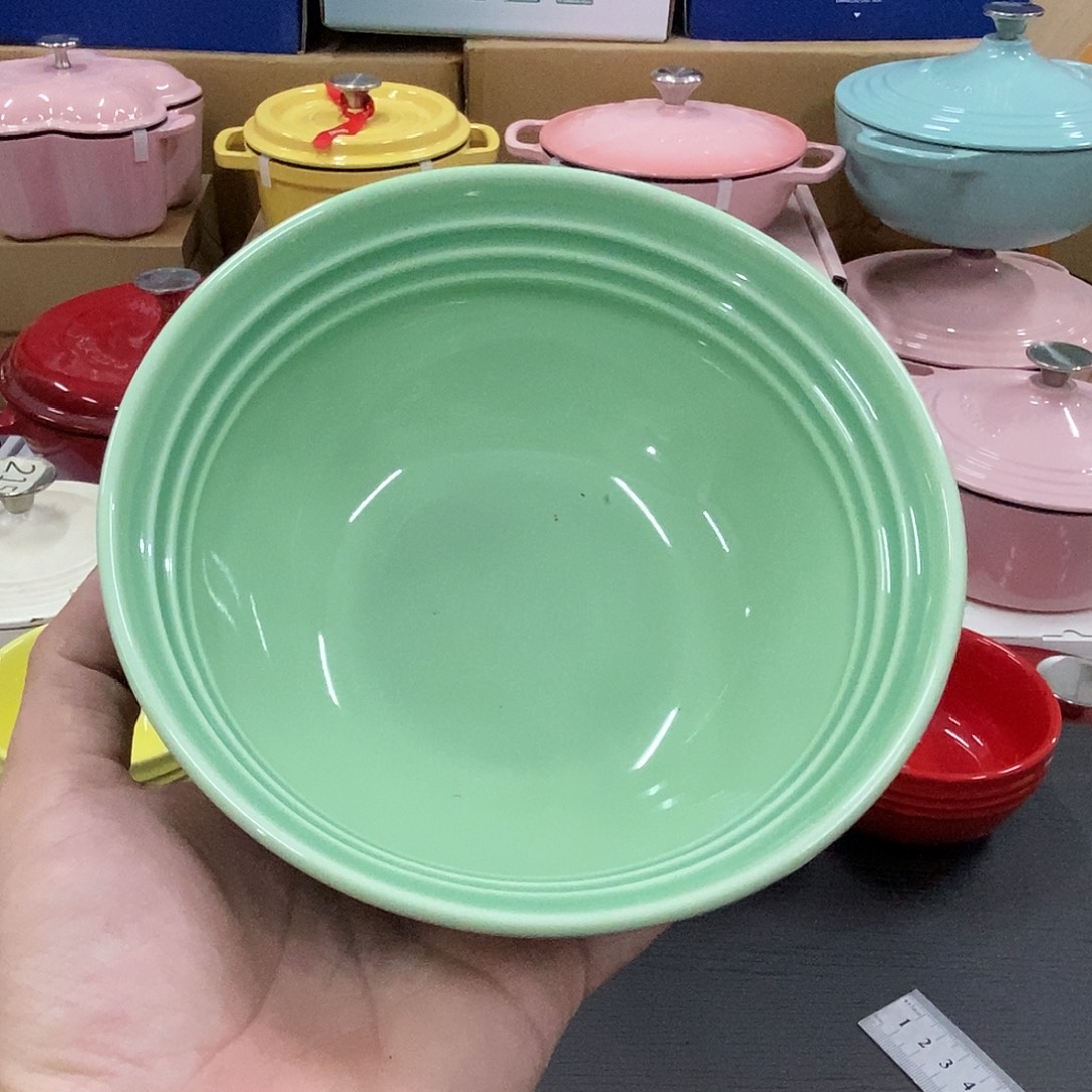 陶瓷青羽色温哥华面碗