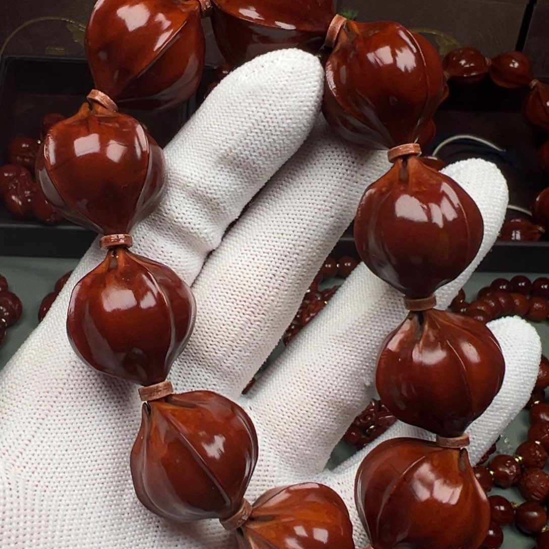 吊坠橄榄核四花素核26