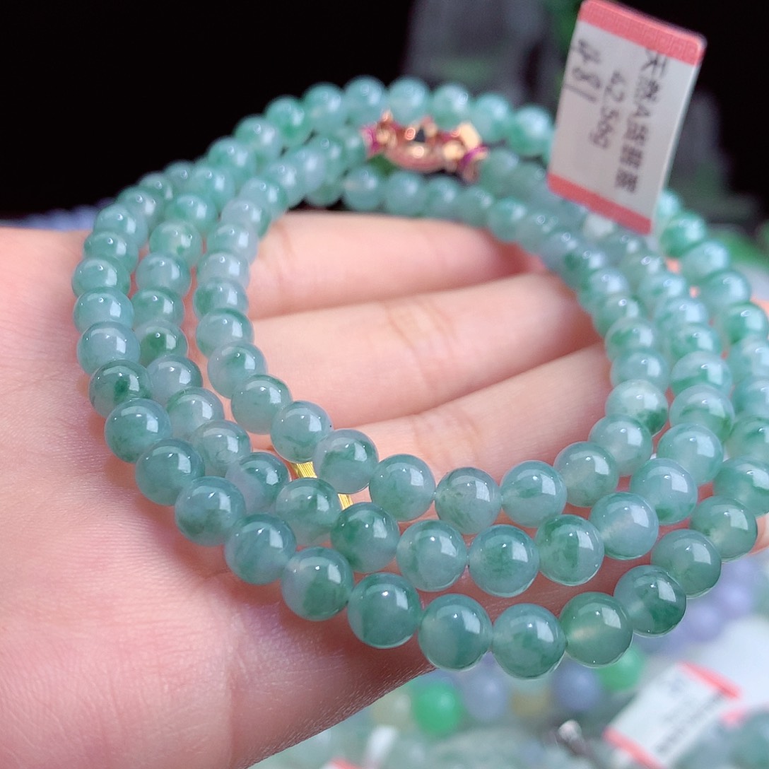 翡翠手链未镶嵌卡6