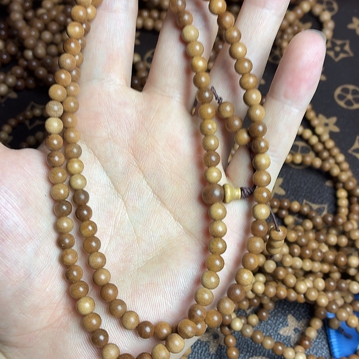 手串/手链檀香木老山檀香0.6x108