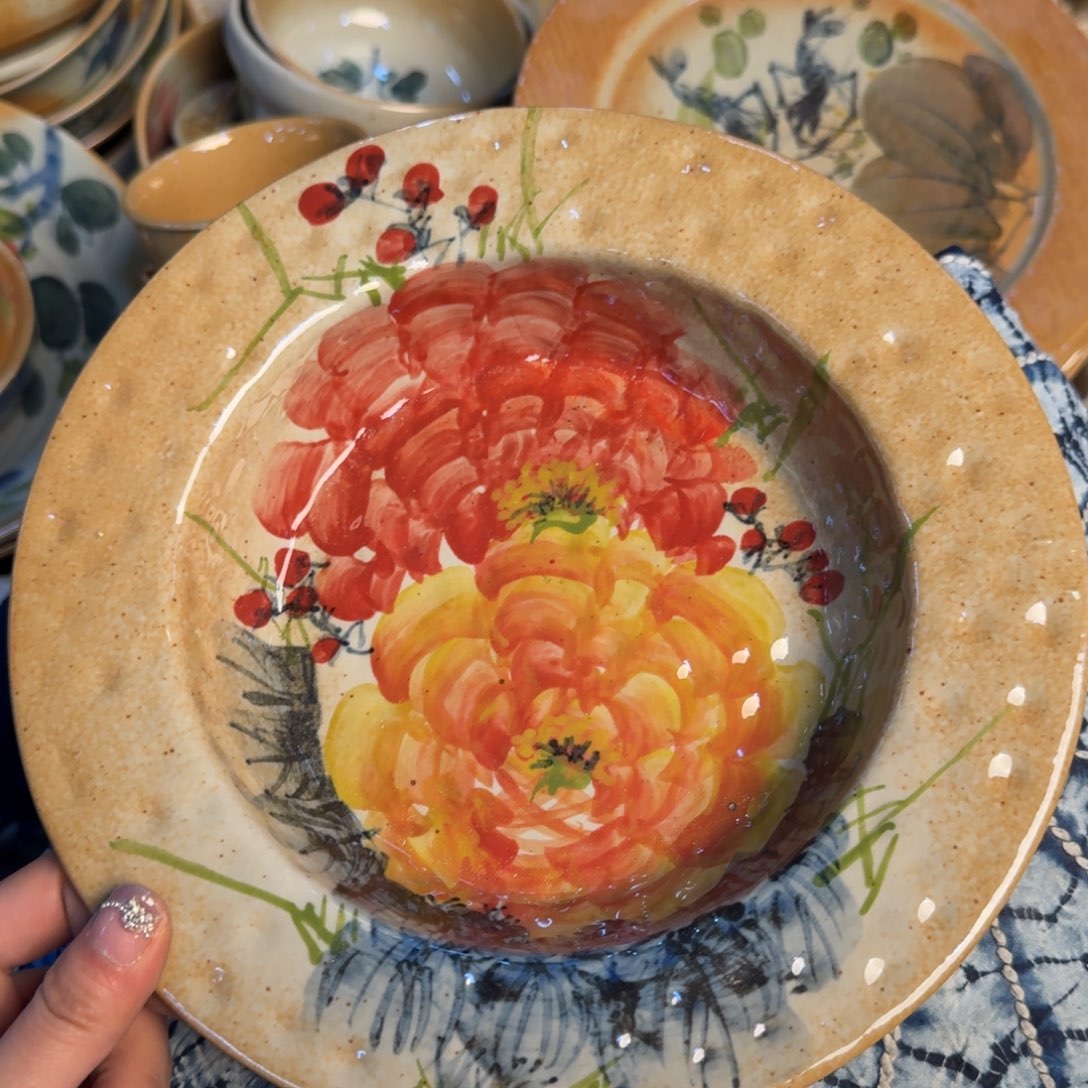 瓷片景德镇陶瓷手工手绘