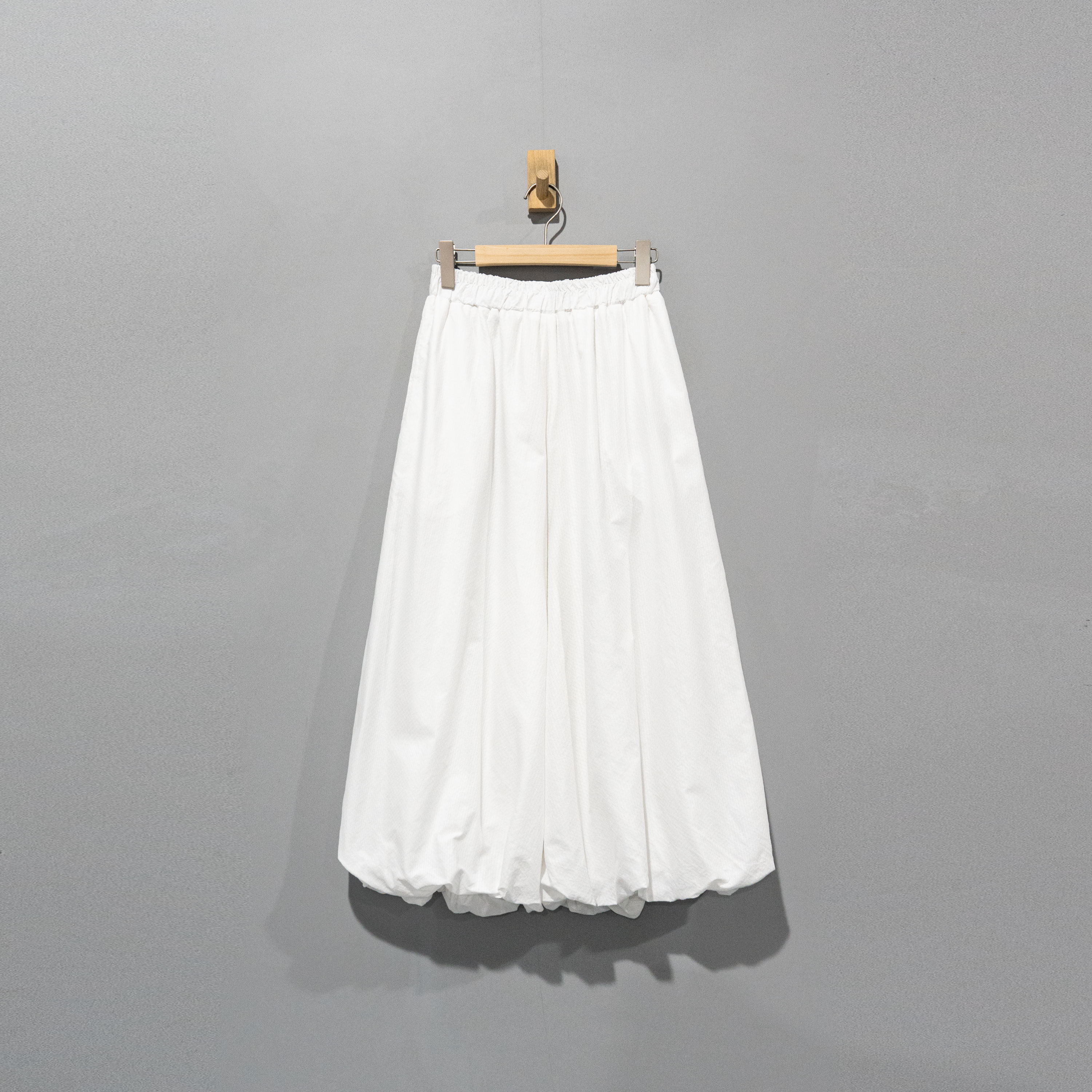 【且听风吟】0214505文艺棉麻松紧腰提花花苞阔腿裤  裤长83臀围140