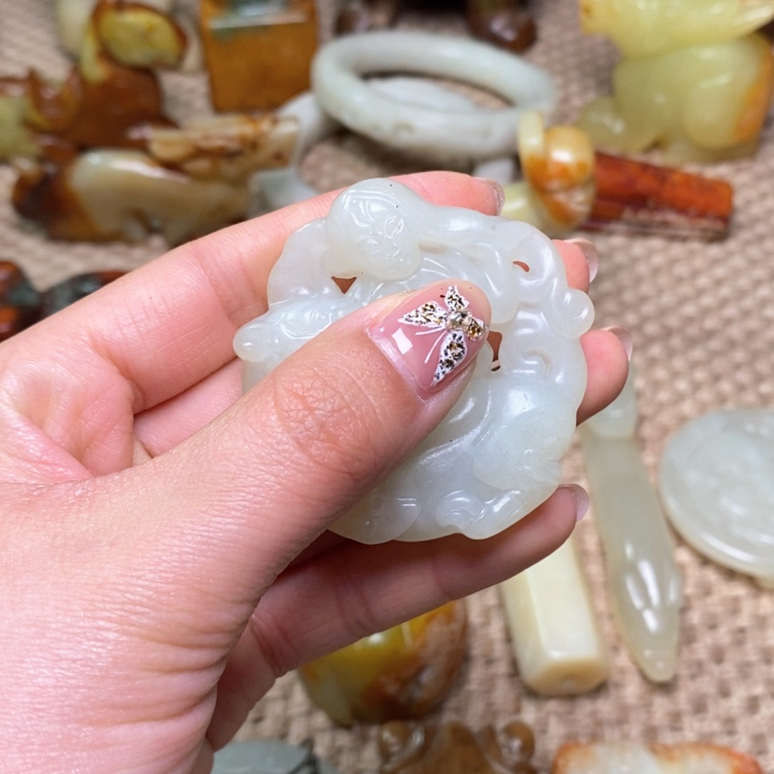 白玉菩提吊坠白玉菩提白玉菩提摆件