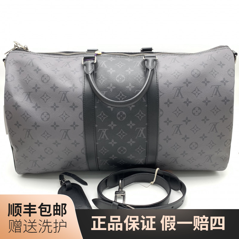 99新 LouisVuitton/路易威登 LV 黑武士KP50旅行袋/10021322 肩包