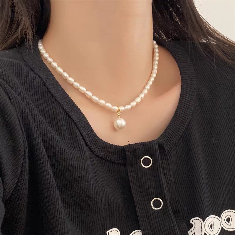 铜合金项链 轻奢设计师款珠珠项链 ~7251