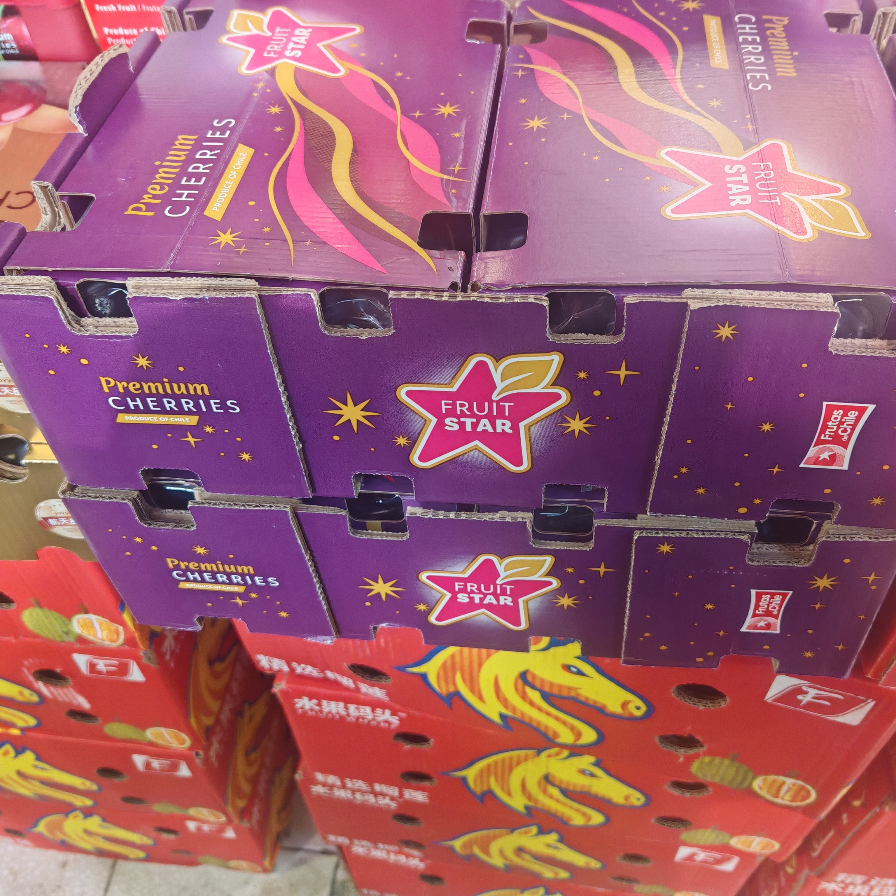 智利海运车厘子3JD5斤装桑提娜智利