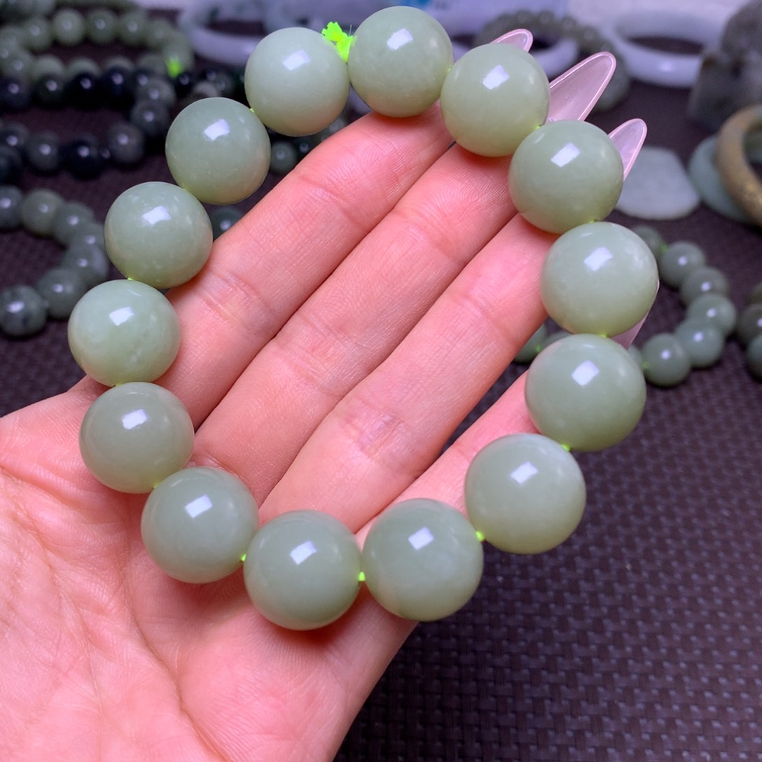 未镶嵌手串和田玉卡16