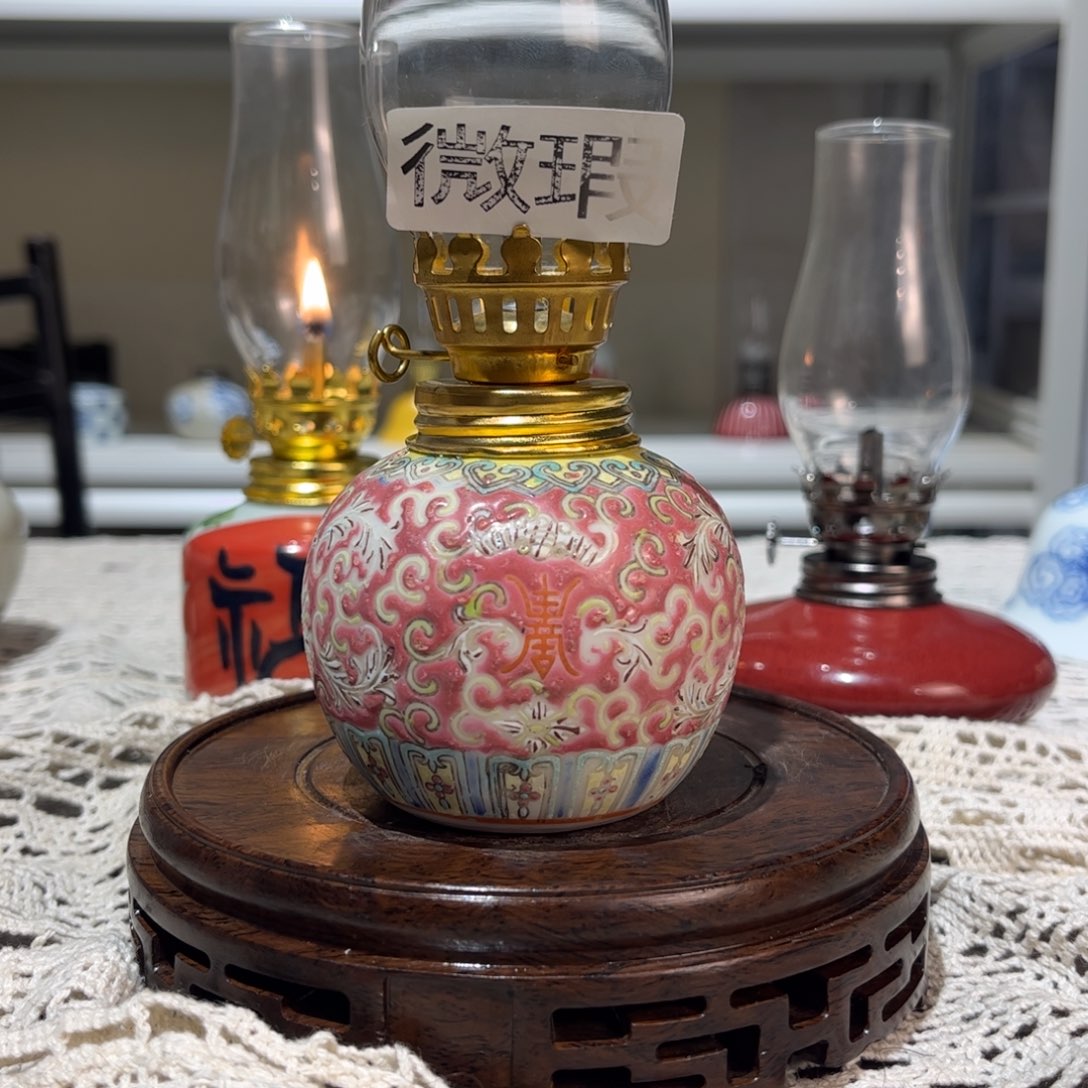 摆件景德镇陶瓷香薰灯