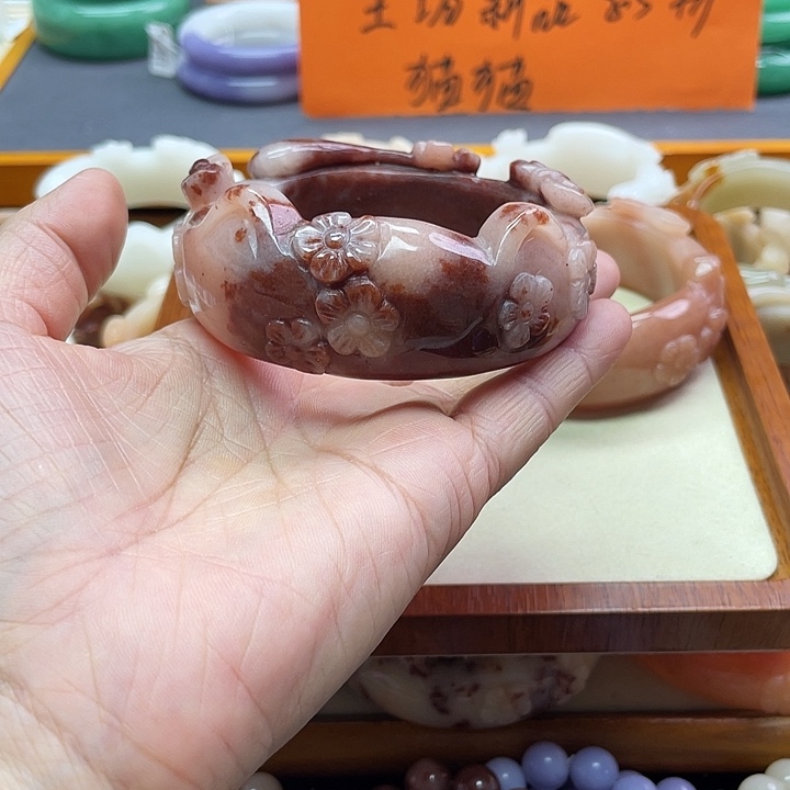 未镶嵌手镯石英质玉痴***炸