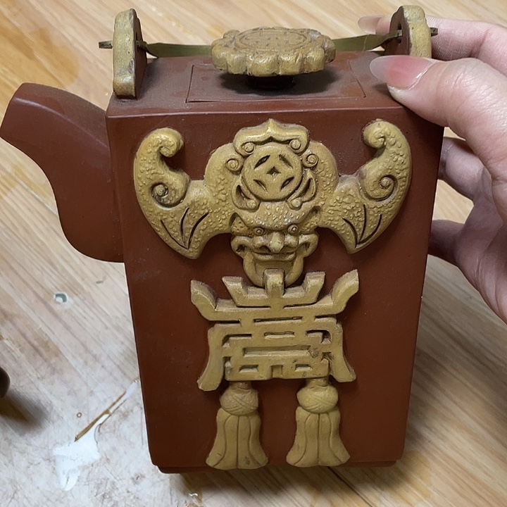 紫砂茶案700cc宜兴紫砂壶