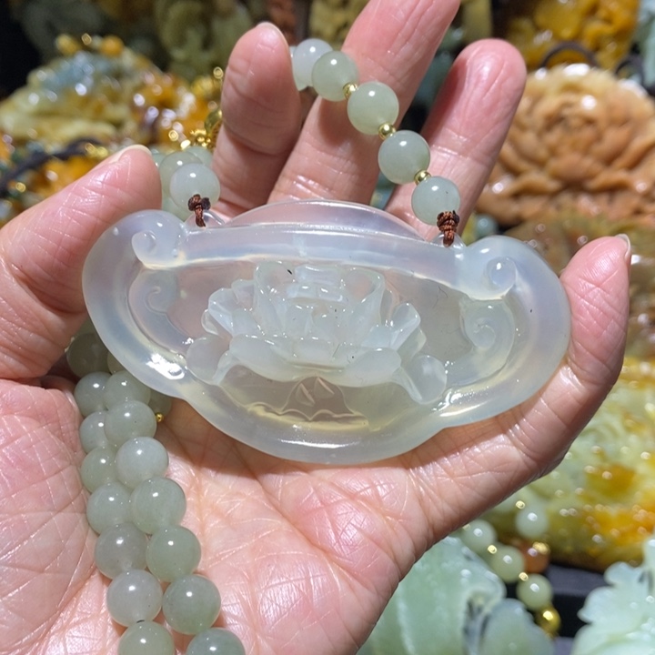 岫玉岫玉吊坠未镶嵌