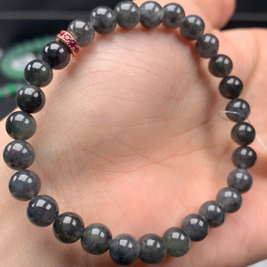 翡翠手链未镶嵌卡