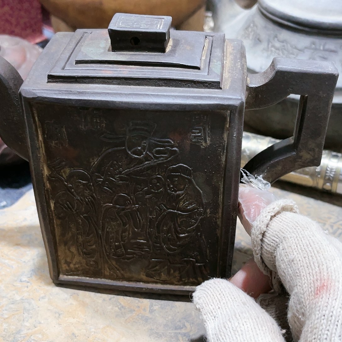 瓦当摆件摆件茶桌茶台陶瓷用****8