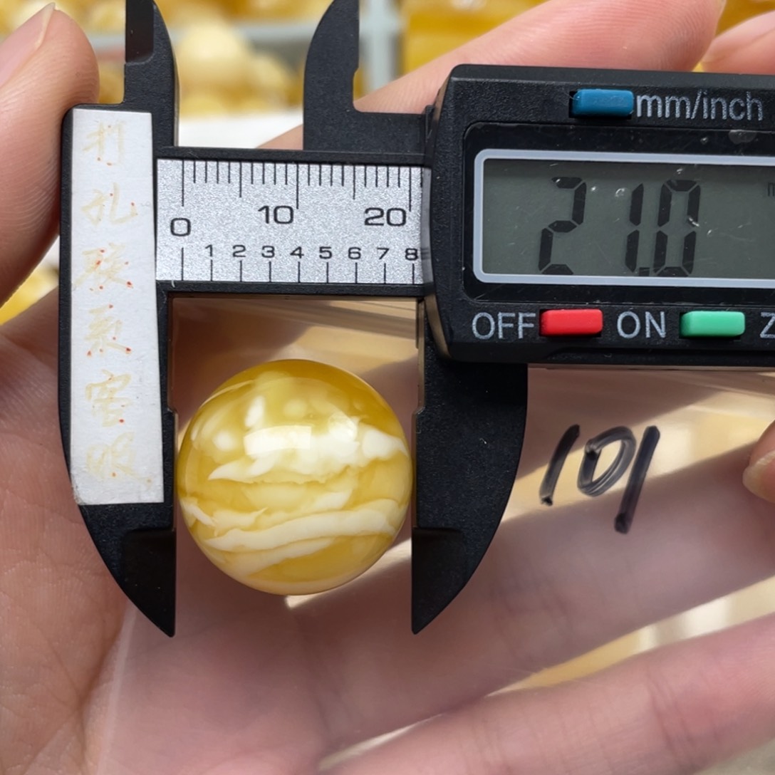 未镶嵌蜜蜡裸石戒*乐蜜蜡