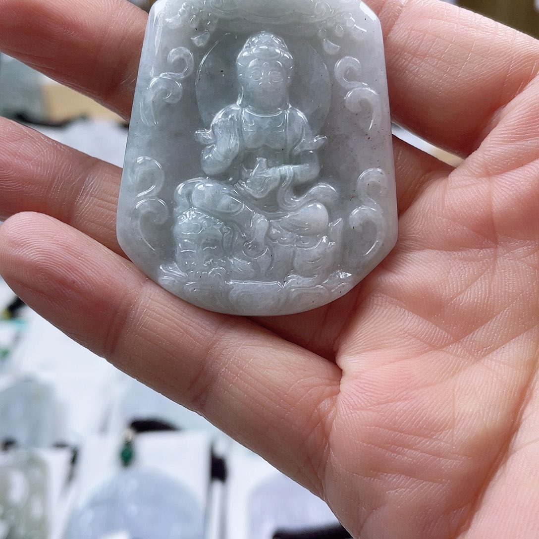 翡翠颈饰未镶嵌0544挂件