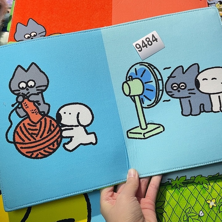 织绣A5活页不送纸9484