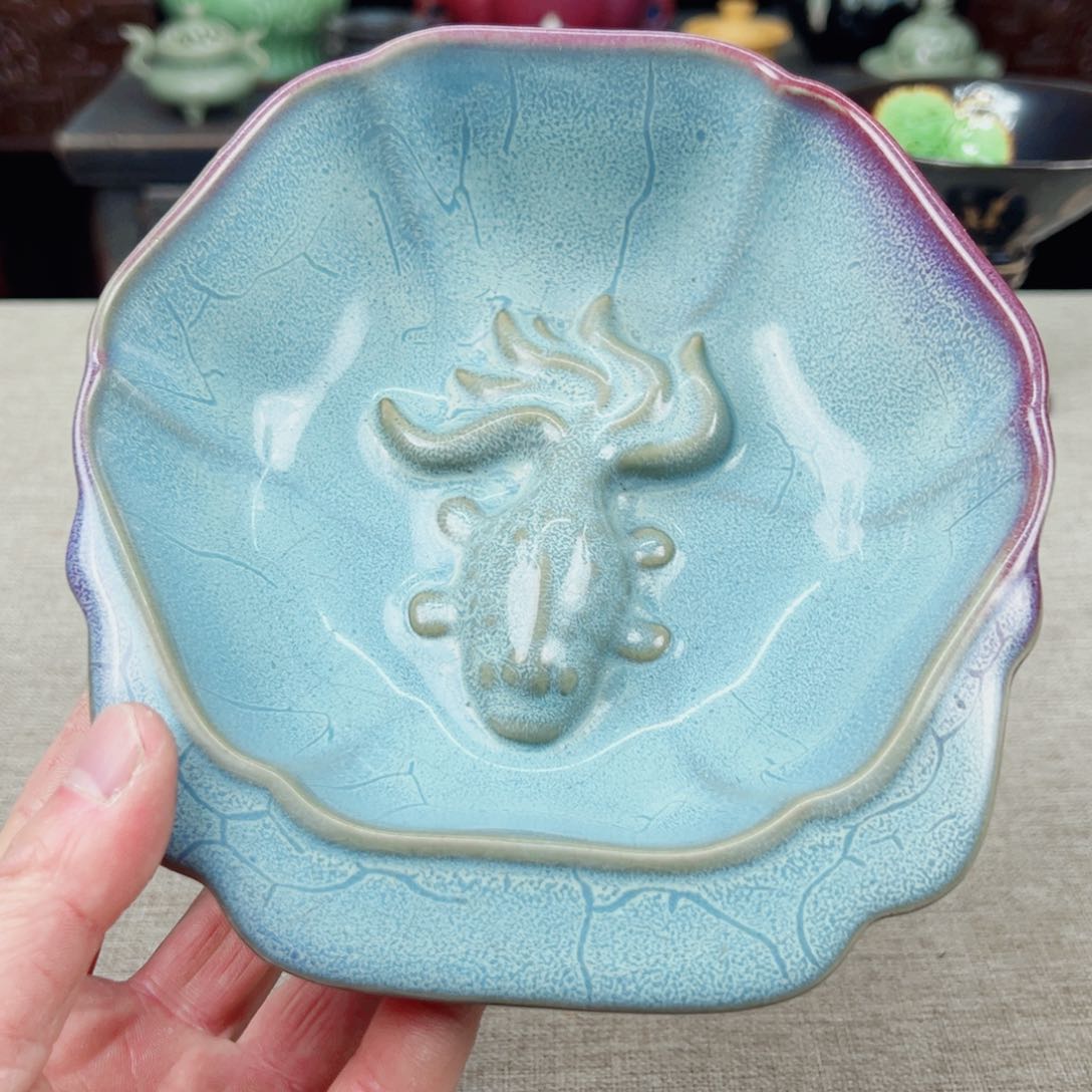 瓷片正能量陶瓷艺术品