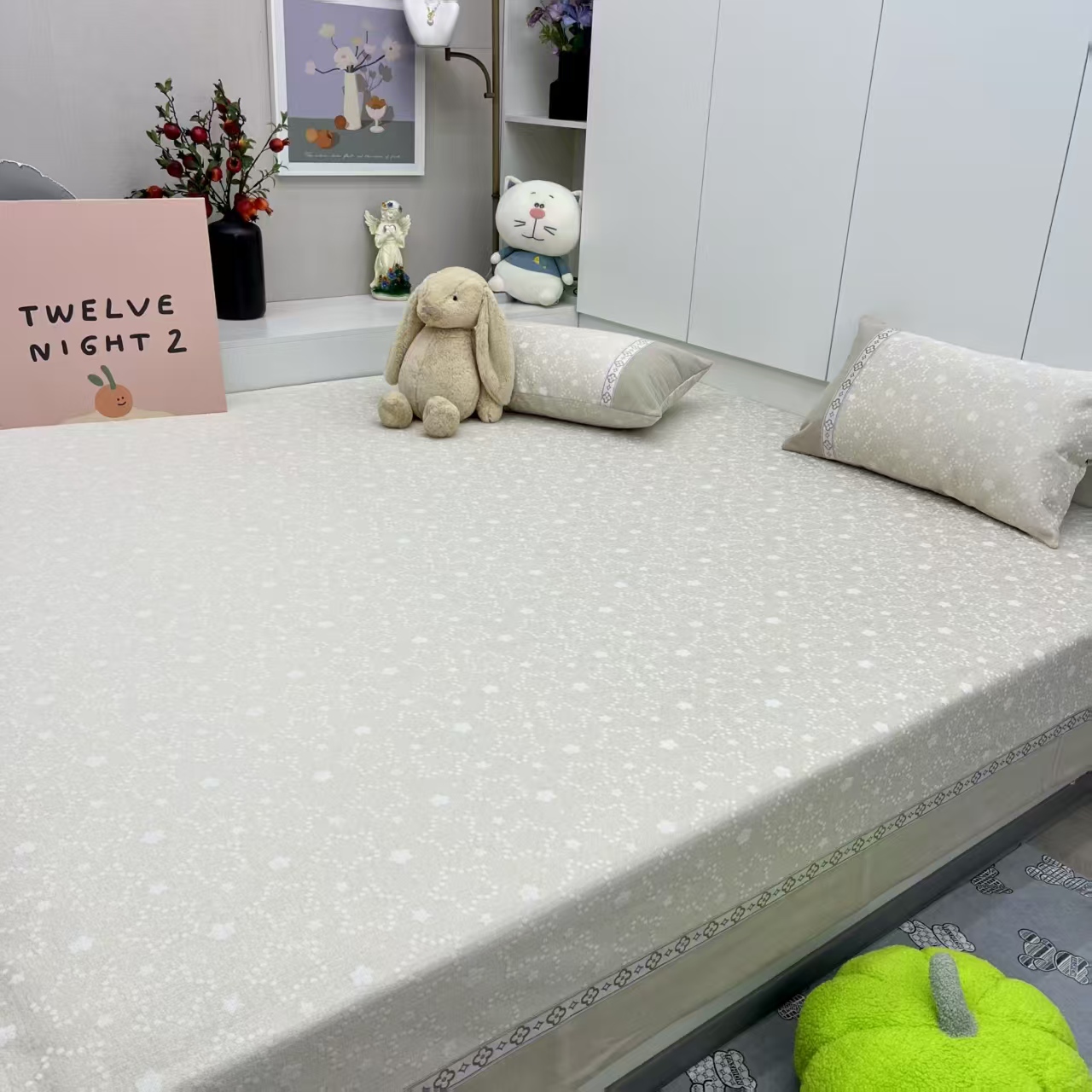 暖木杨 清库存（星星乐园）床盖三件套四季可用高端雪尼尔床盖防滑