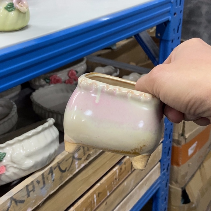 陶瓷花盆单场满9.9发8*7