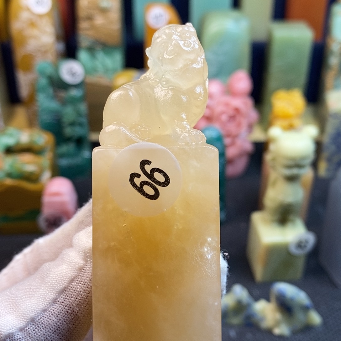 云南石篆刻艺术家的作品