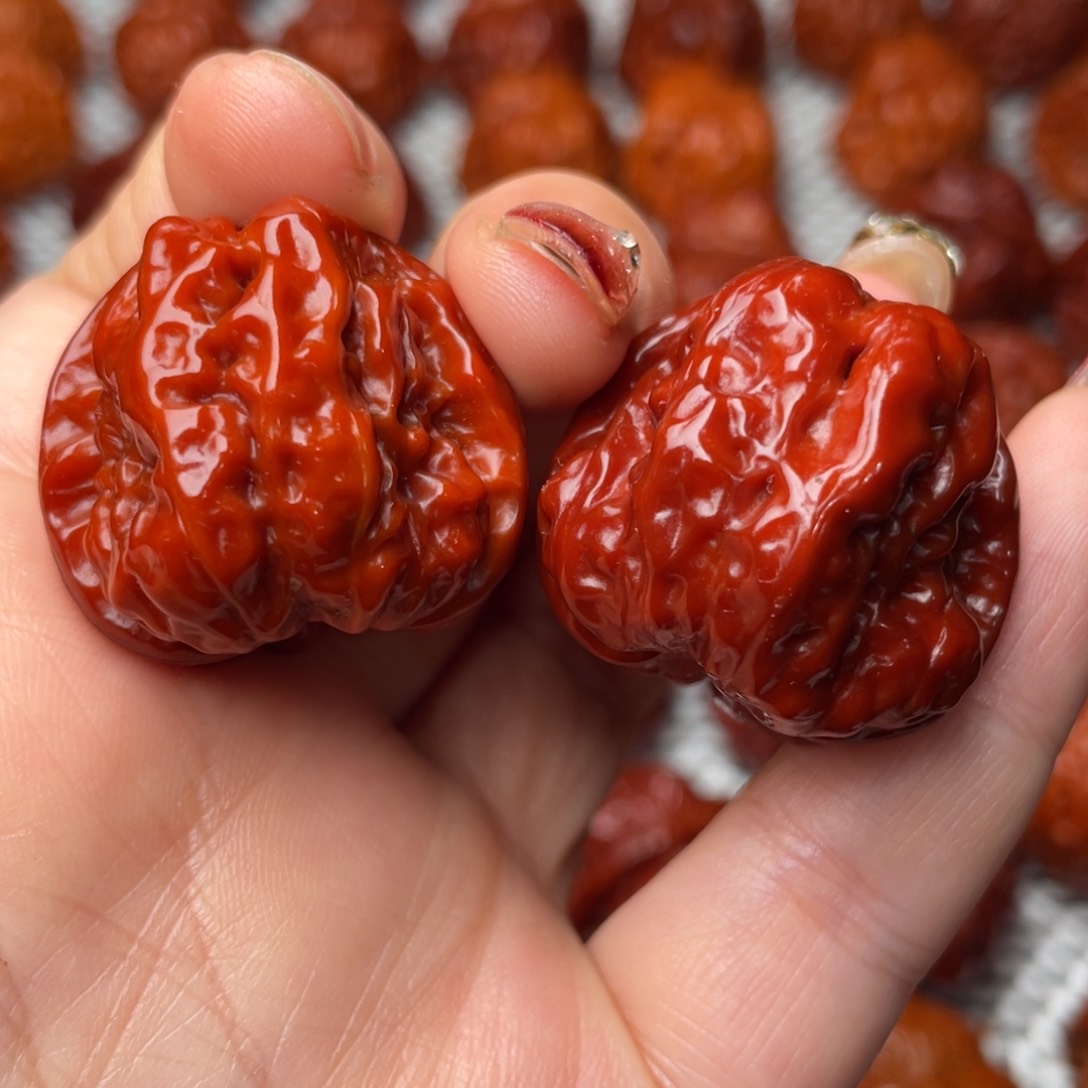 桃核吊坠文玩核桃 手把件 蛤蟆头 30