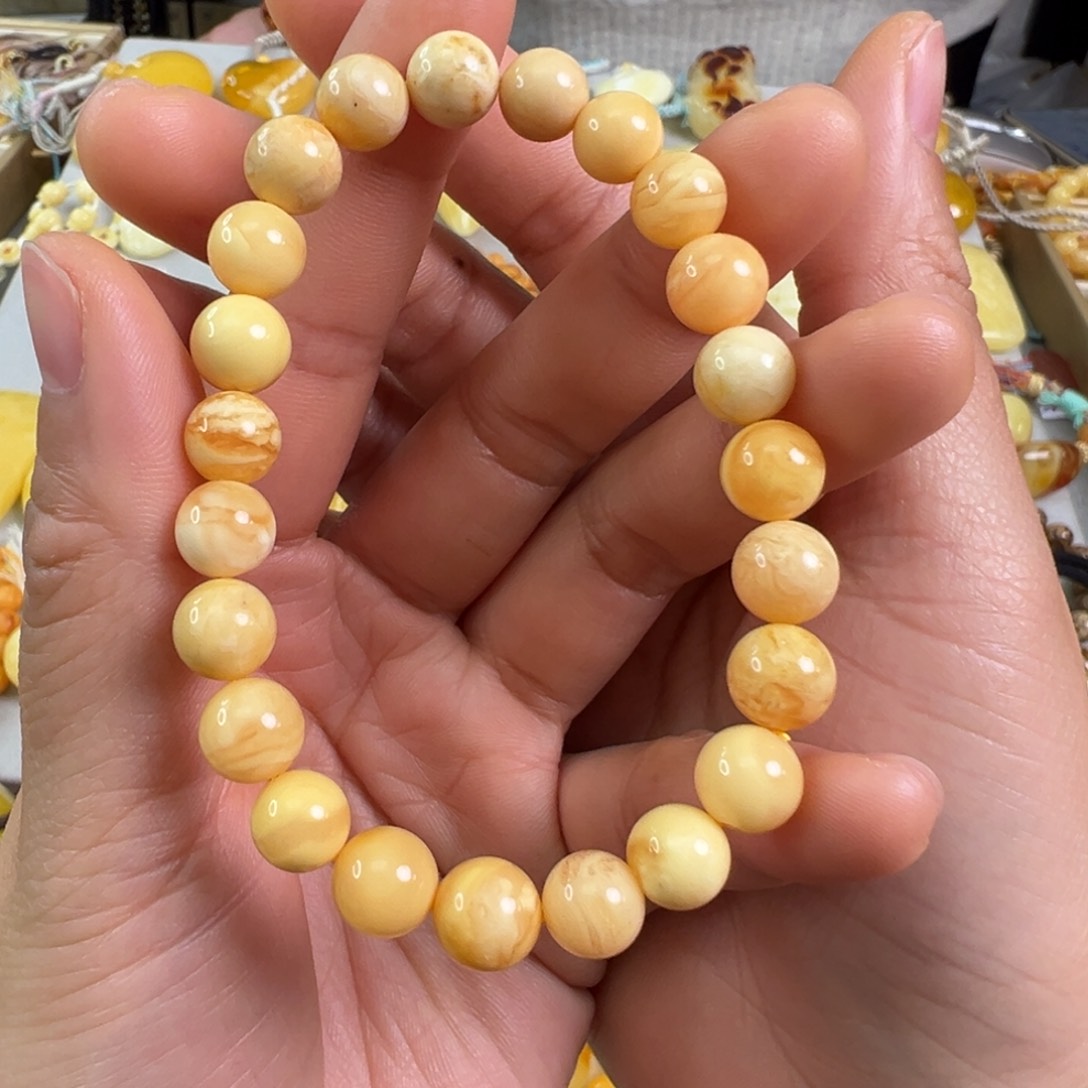 蜜蜡裸石未镶嵌蜜蜡