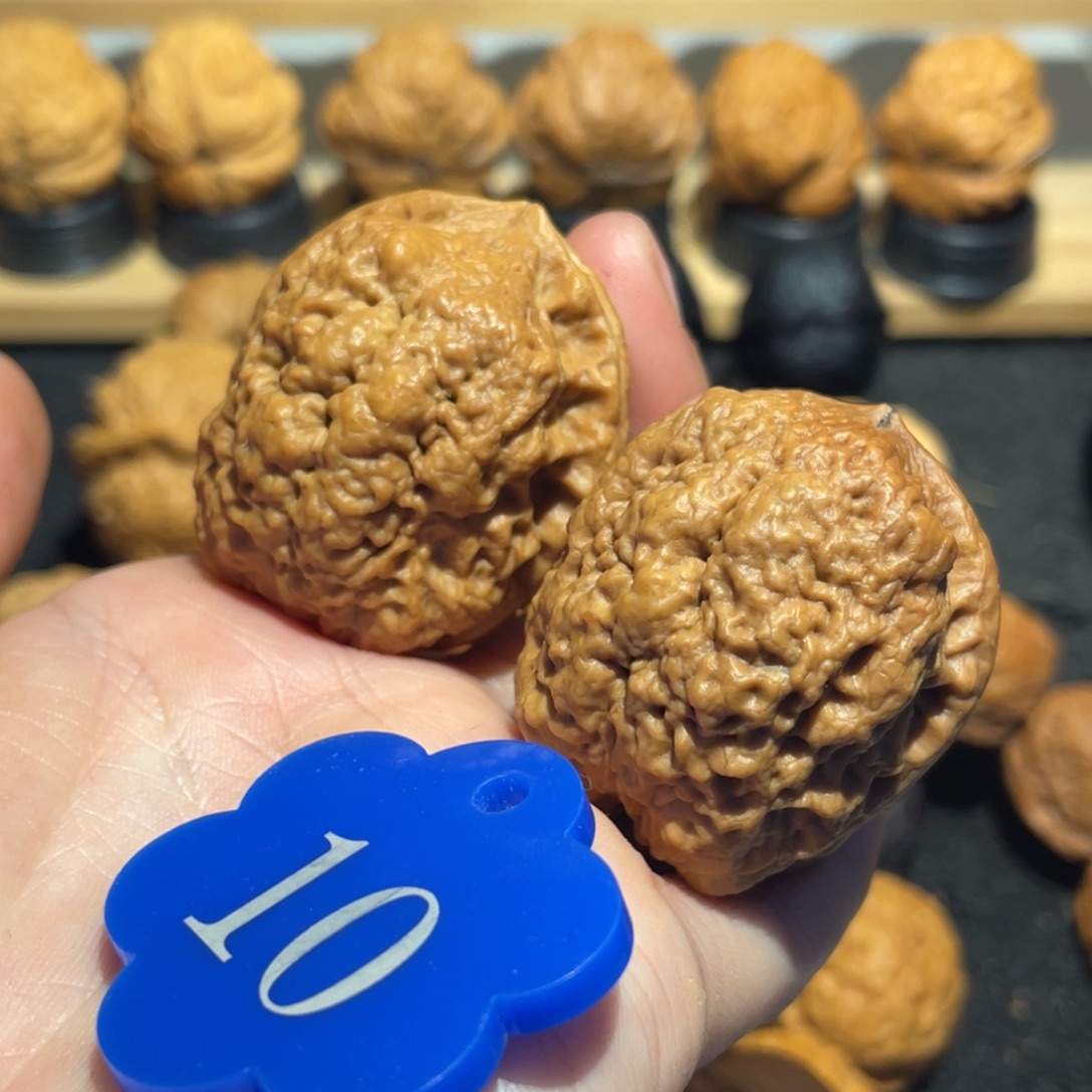 铁貔貅核桃微彩36 50克