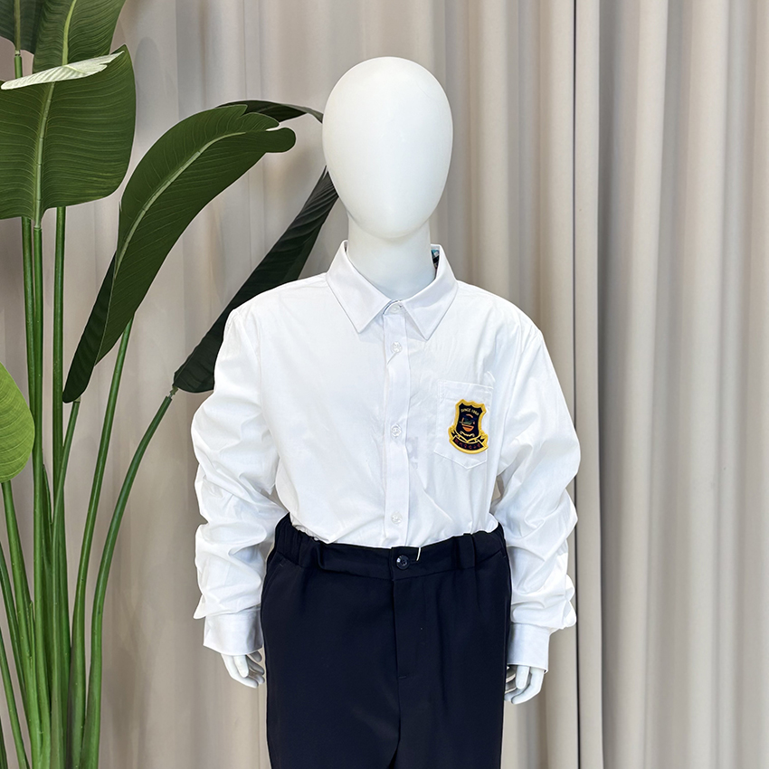 荆州实验小学男白衬