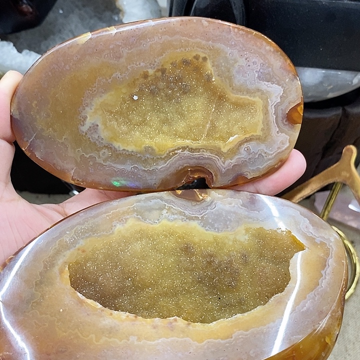 紫晶珠宝半成品未镶嵌