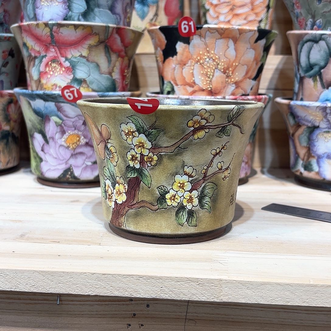 紫砂花盆手工花盆默认微瑕13/10