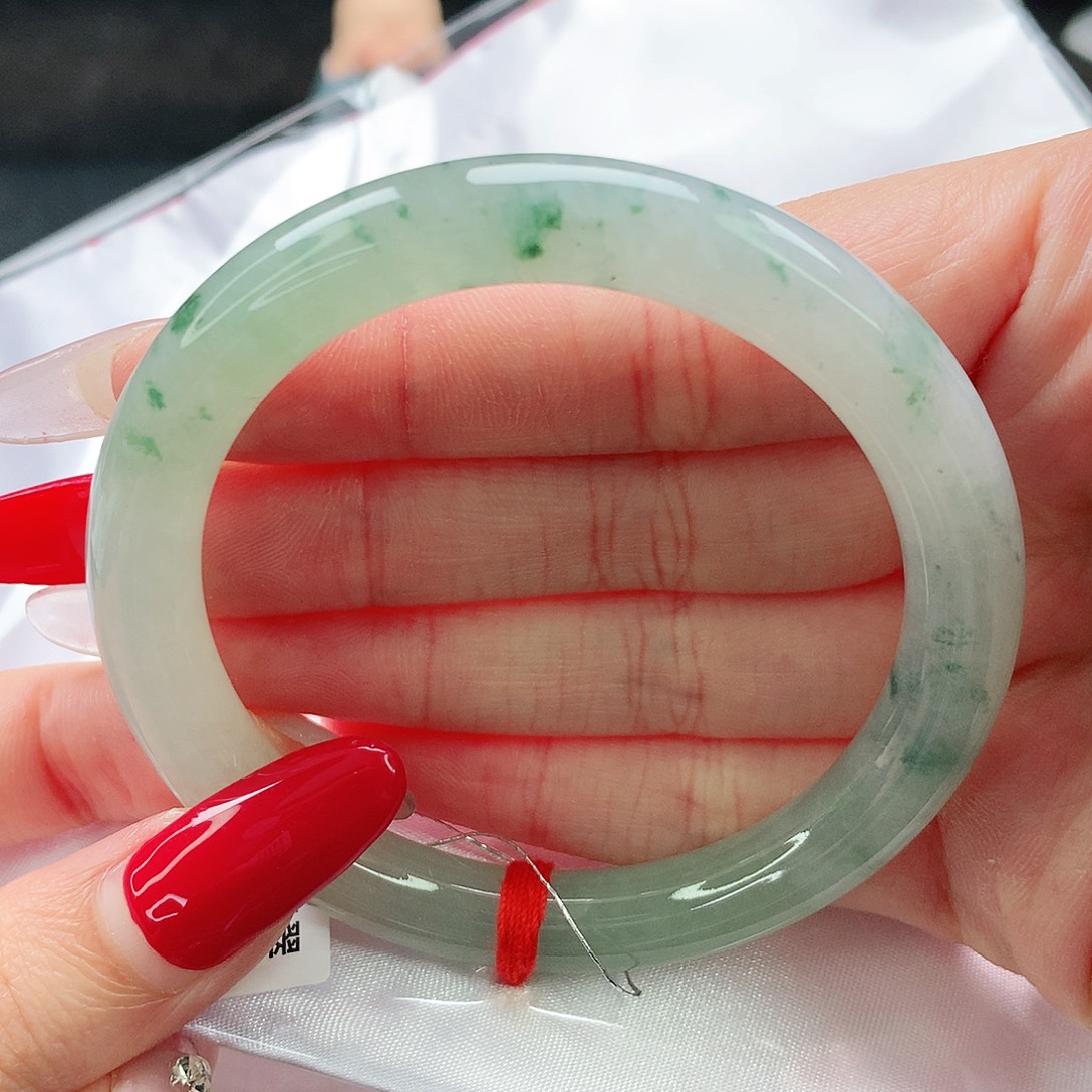 未镶嵌手镯翡翠52.5圈