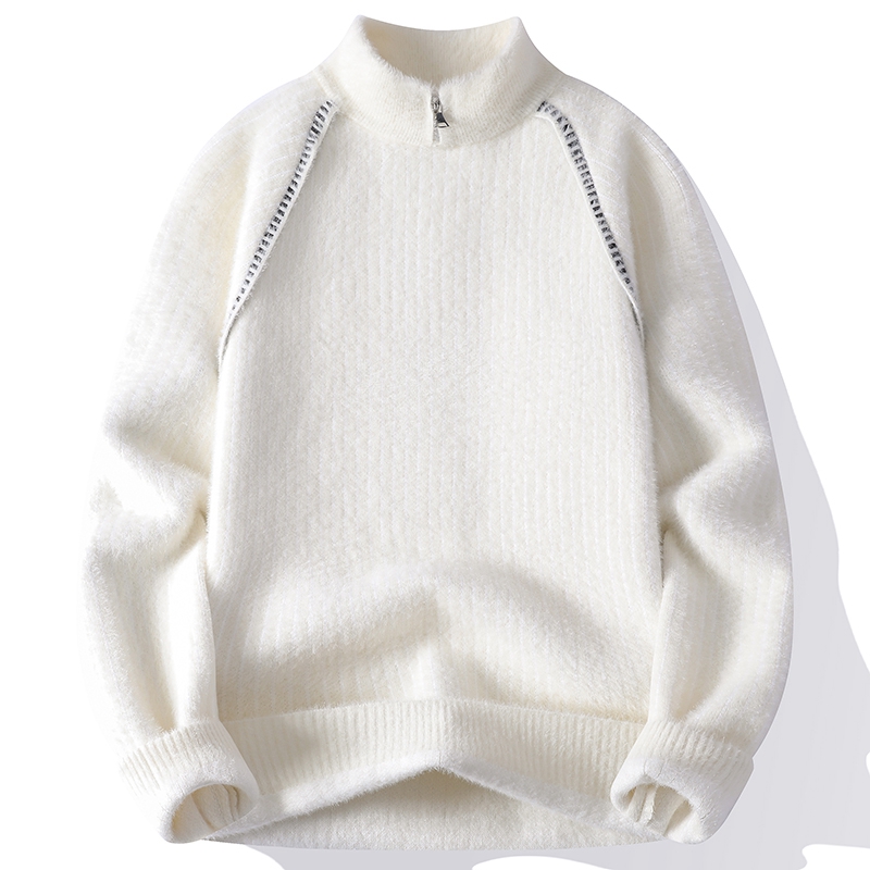 秋冬新款青少年初高中学生男孩加绒加厚高领卫衣保暖打底衫上衣